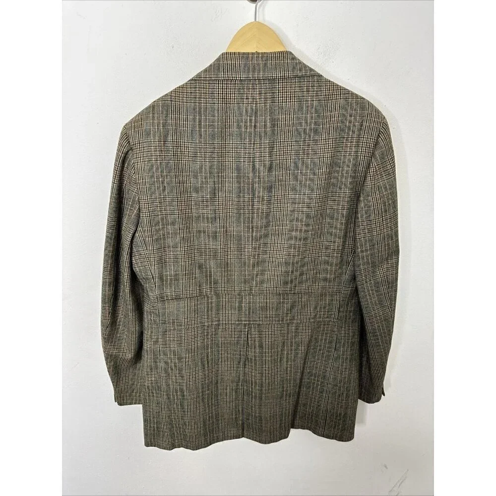 Vintage 70’s‎ Harrodale Tweed Blazer Gray Green Men 42 Woodwards WKRP Herb